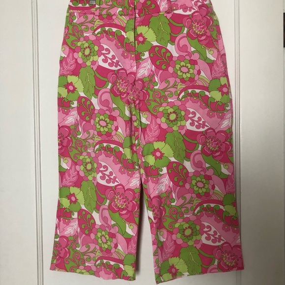Briggs New York Cropped Floral Pants - Picture 1 of 6